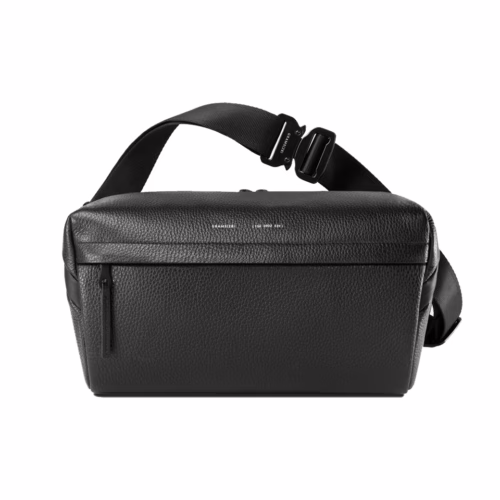 GRAMS(28) รุ่น 156 City Sling - สี Pebbled Black