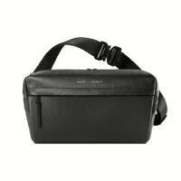GRAMS(28) รุ่น 156 City Sling - สี Pebbled Black