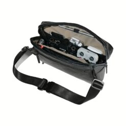 GRAMS(28) รุ่น 156 City Sling - สี Pebbled Black