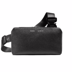 GRAMS(28) รุ่น 157 Essential Sling (Pebbled Leather) - กระเป๋า - สี Black