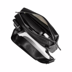GRAMS(28) รุ่น 157 Essential Sling (Pebbled Leather) - กระเป๋า - สี Black - Image 5