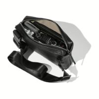 GRAMS(28) รุ่น 157 Essential Sling (Pebbled Leather) - กระเป๋า - สี Black