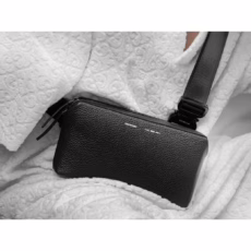 GRAMS(28) รุ่น 157 Essential Sling (Pebbled Leather) - กระเป๋า - สี Black - Image 10