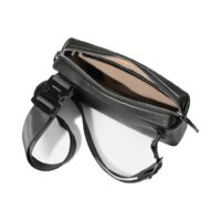 GRAMS(28) รุ่น 157 Essential Sling (Pebbled Leather) - กระเป๋า - สี Black