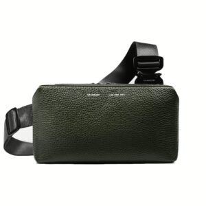 GRAMS(28) รุ่น Essential Sling (Pebbled Leather) - กระเป๋า - สี Dark Green
