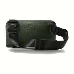 GRAMS(28) รุ่น 157 Essential Sling (Pebbled Leather) - กระเป๋า - สี Dark Green
