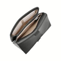 GRAMS(28) รุ่น 158 Travel Wallet Sling - กระเป่าอเนกประสงค์ - สี Pebbled Black