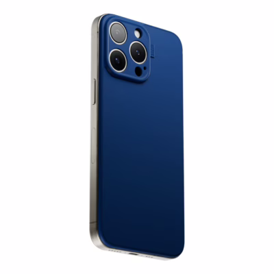 Suti รุ่น PhoneBack Silicone (Magsafe) - เคส iPhone 16 Pro - สี Marine Blue