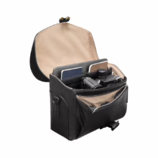 GRAMS(28) รุ่น 172 Camera Sling (Pebbled Leather) - กระเป๋าใส่กล้อง - สี Black - Image 3