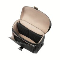 GRAMS(28) รุ่น 172 Camera Sling (Pebbled Leather) - กระเป๋าใส่กล้อง - สี Black