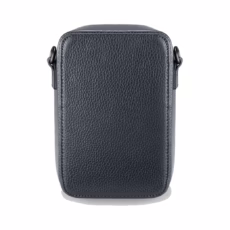 GRAMS(28) รุ่น 173 Vertical Sling (Pebbled Leather) - กระเป๋า - สี Navy Blue - Image 5