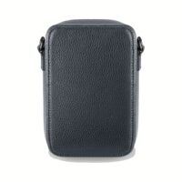 GRAMS(28) รุ่น 173 Vertical Sling (Pebbled Leather) - กระเป่า - สี Navy Blue
