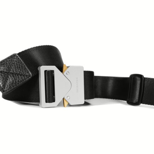 GRAMS(28) รุ่น Buckle Strap (38mm) - สายสะพายไหล่เสริม - สี Black - Image 2