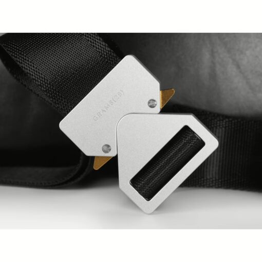 GRAMS(28) รุ่น Buckle Strap (38mm) - สายสะพายไหล่เสริม - สี Black - Image 3