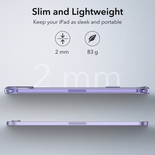 ESR รุ่น Boost Kickstand Case - เคส iPad mini (7th/6th Gen) - สี Clear Purple