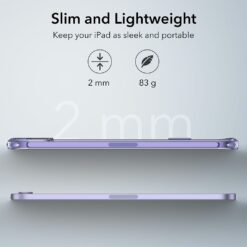 ESR รุ่น Boost Kickstand Case - เคส iPad mini (7th/6th Gen) - สี Clear Purple
