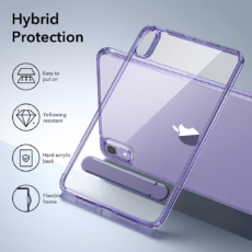 ESR รุ่น Boost Kickstand Case - เคส iPad mini (7th/6th Gen) - สี Clear Purple