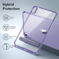 ESR รุ่น Boost Kickstand Case - เคส iPad mini (7th/6th Gen) - สี Clear Purple