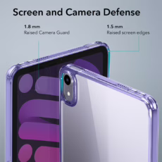 ESR รุ่น Boost Kickstand Case - เคส iPad mini (7th/6th Gen) - สี Clear Purple