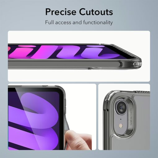 ESR รุ่น Boost Kickstand Case - เคส iPad mini (7th/6th Gen) - สี Clear Black - Image 9