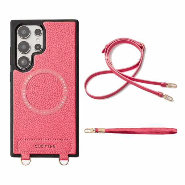 Custype รุ่น Original Design Case - Bundle Set - เคส Galaxy S25 Ultra - สี Peach Pink/Strap