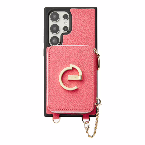 Custype รุ่น Original Design Case - Bundle Set - เคส Galaxy S25 Ultra - สี Peach Pink (พร้อมกระเป๋าติดหลังมือถือและสาย)