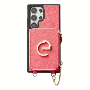 Custype รุ่น Original Design Case - Bundle Set - เคส Galaxy S25 Ultra - สี Peach Pink (พร้อมกระเป๋าติดหลังมือถือและสาย)