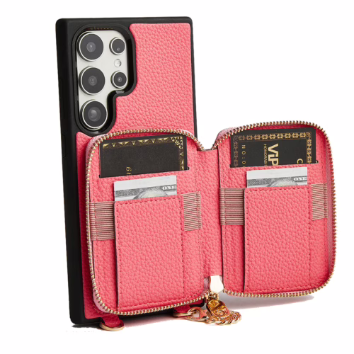 Custype รุ่น Original Design Case - Bundle Set - เคส Galaxy S25 Ultra - สี Peach Pink (พร้อมกระเป๋าติดหลังมือถือและสาย)