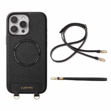 Custype รุ่น Original Design Case - Bundle Set - เคส iPhone 16 Pro Max - สี Black/Strap