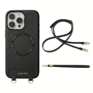 Custype รุ่น Original Design Case - Bundle Set - เคส iPhone 16 Pro Max - สี Black/Strap