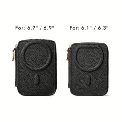 Custype รุ่น Original Design Case - Bundle Set - เคส iPhone 16 Pro Max - สี Black (พร้อมกระเป๋าติดหลังมือถือและสาย)
