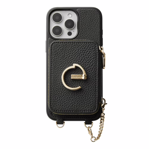 Custype รุ่น Original Design Case - Bundle Set - เคส iPhone 16 Pro Max - สี Black (พร้อมกระเป๋าติดหลังมือถือและสาย)