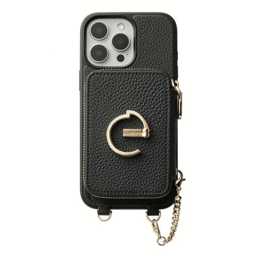 Custype รุ่น Original Design Case - Bundle Set - เคส iPhone 16 Pro Max - สี Black (พร้อมกระเป๋าติดหลังมือถือและสาย) - Image 4