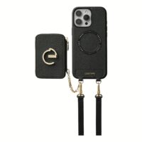 Custype รุ่น Original Design Case - Bundle Set - เคส iPhone 16 Pro Max - สี Black (พร้อมกระเป๋าติดหลังมือถือและสาย)