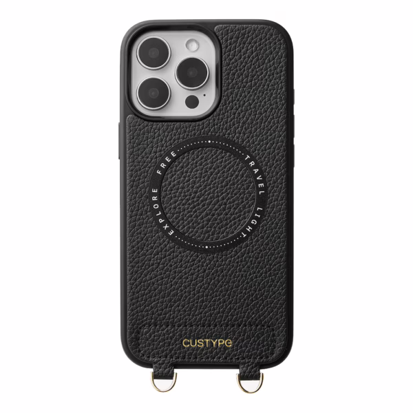 Custype รุ่น Original Design Case - Bundle Set - เคส iPhone 16 Pro Max - สี Black/Strap
