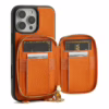 Custype รุ่น Original Design Case - Bundle Set - เคส iPhone 16 Pro Max - สี Orange (พร้อมกระเป๋าติดหลังมือถือและสาย)
