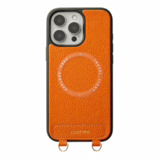 Custype รุ่น Original Design Case - Bundle Set - เคส iPhone 16 Pro Max - สี Orange/Strap - Image 3