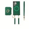 Custype รุ่น Original Design Case - Bundle Set - เคส Galaxy S25 Ultra - สี Green (พร้อมกระเป๋าติดหลังมือถือและสาย)