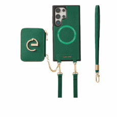 Custype รุ่น Original Design Case - Bundle Set - เคส Galaxy S25 Ultra - สี Green (พร้อมกระเป๋าติดหลังมือถือและสาย)