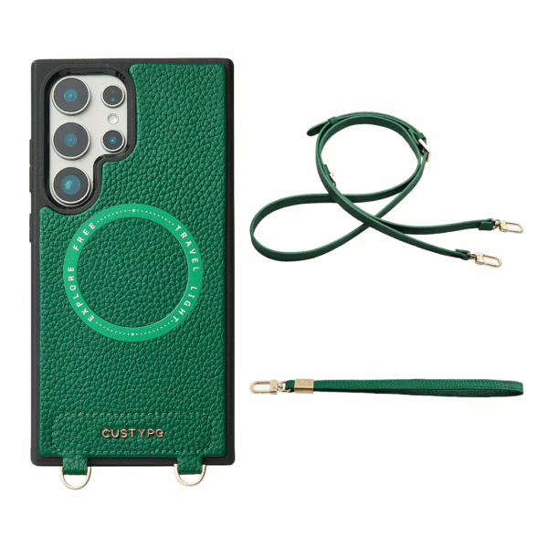 Custype รุ่น Original Design Case - Bundle Set - เคส Galaxy S25 Ultra - สี Green/Strap