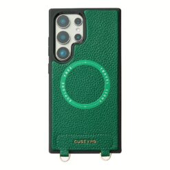 Custype รุ่น Original Design Case - Bundle Set - เคส Galaxy S25 Ultra - สี Green (พร้อมกระเป๋าติดหลังมือถือและสาย)