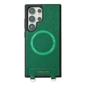 Custype รุ่น Original Design Case - Bundle Set - เคส Galaxy S25 Ultra - สี Green (พร้อมกระเป๋าติดหลังมือถือและสาย)