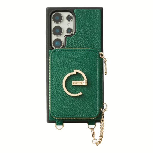 Custype รุ่น Original Design Case - Bundle Set - เคส Galaxy S25 Ultra - สี Green (พร้อมกระเป๋าติดหลังมือถือและสาย) - Image 5