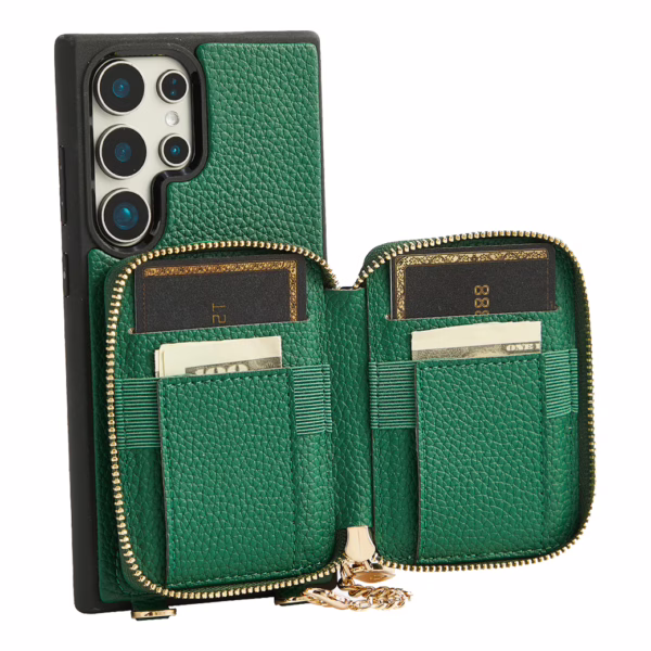 Custype รุ่น Original Design Case - Bundle Set - เคส Galaxy S25 Ultra - สี Green (พร้อมกระเป๋าติดหลังมือถือและสาย)