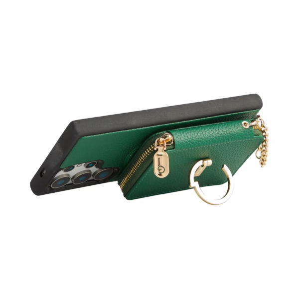 Custype รุ่น Original Design Case - Bundle Set - เคส Galaxy S25 Ultra - สี Green (พร้อมกระเป๋าติดหลังมือถือและสาย)