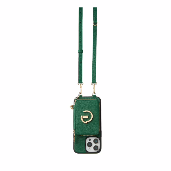 Custype รุ่น Original Design Case - Bundle Set - เคส iPhone 16 Pro Max - สี Green (พร้อมกระเป๋าติดหลังมือถือและสาย)