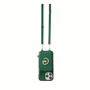 Custype รุ่น Original Design Case - Bundle Set - เคส iPhone 16 Pro Max - สี Green (พร้อมกระเป๋าติดหลังมือถือและสาย)