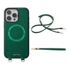 Custype รุ่น Original Design Case - Bundle Set - เคส iPhone 16 Pro Max - สี Green/Strap