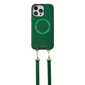 Custype รุ่น Original Design Case - Bundle Set - เคส iPhone 16 Pro Max - สี Green/Strap