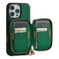 Custype รุ่น Original Design Case - Bundle Set - เคส iPhone 16 Pro Max - สี Green (พร้อมกระเป๋าติดหลังมือถือและสาย)